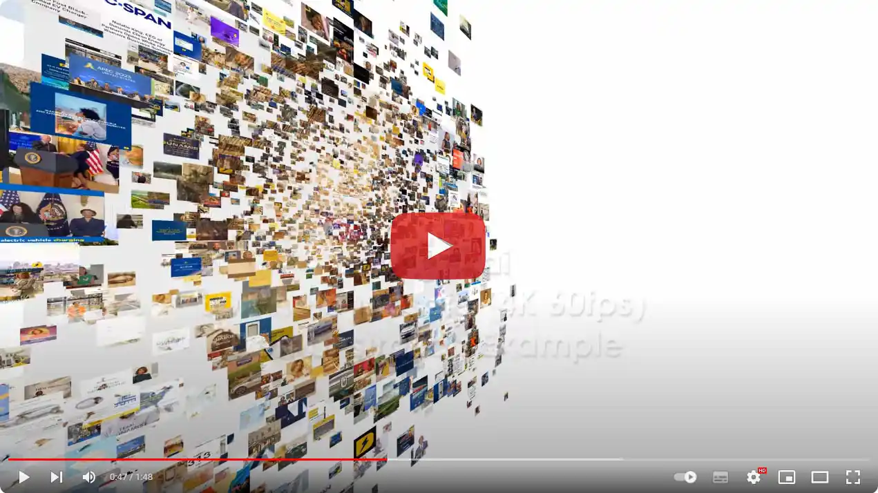 AI Photo Collage Maker Video 4K 60fps