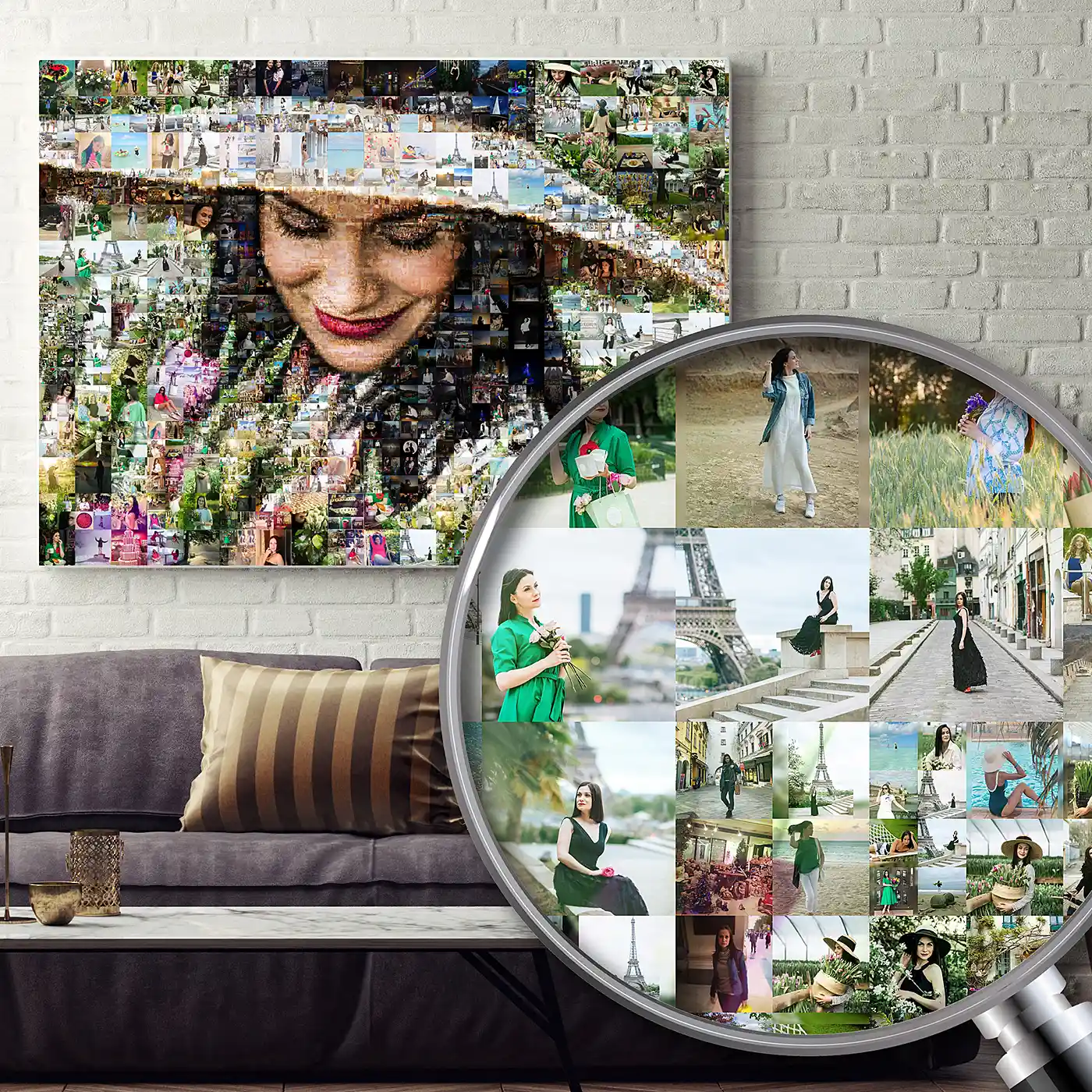 AI collage generator / what we do